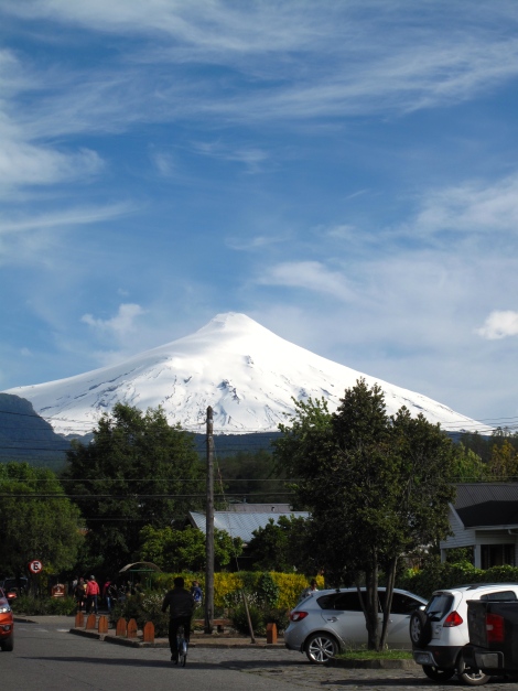 volcano from Town